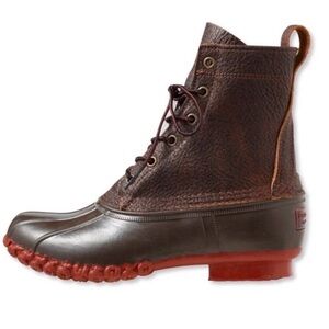 L.L. Bean Bison Leather USA Made Duck LL Bean Rain Boot Women’s 8/8.5